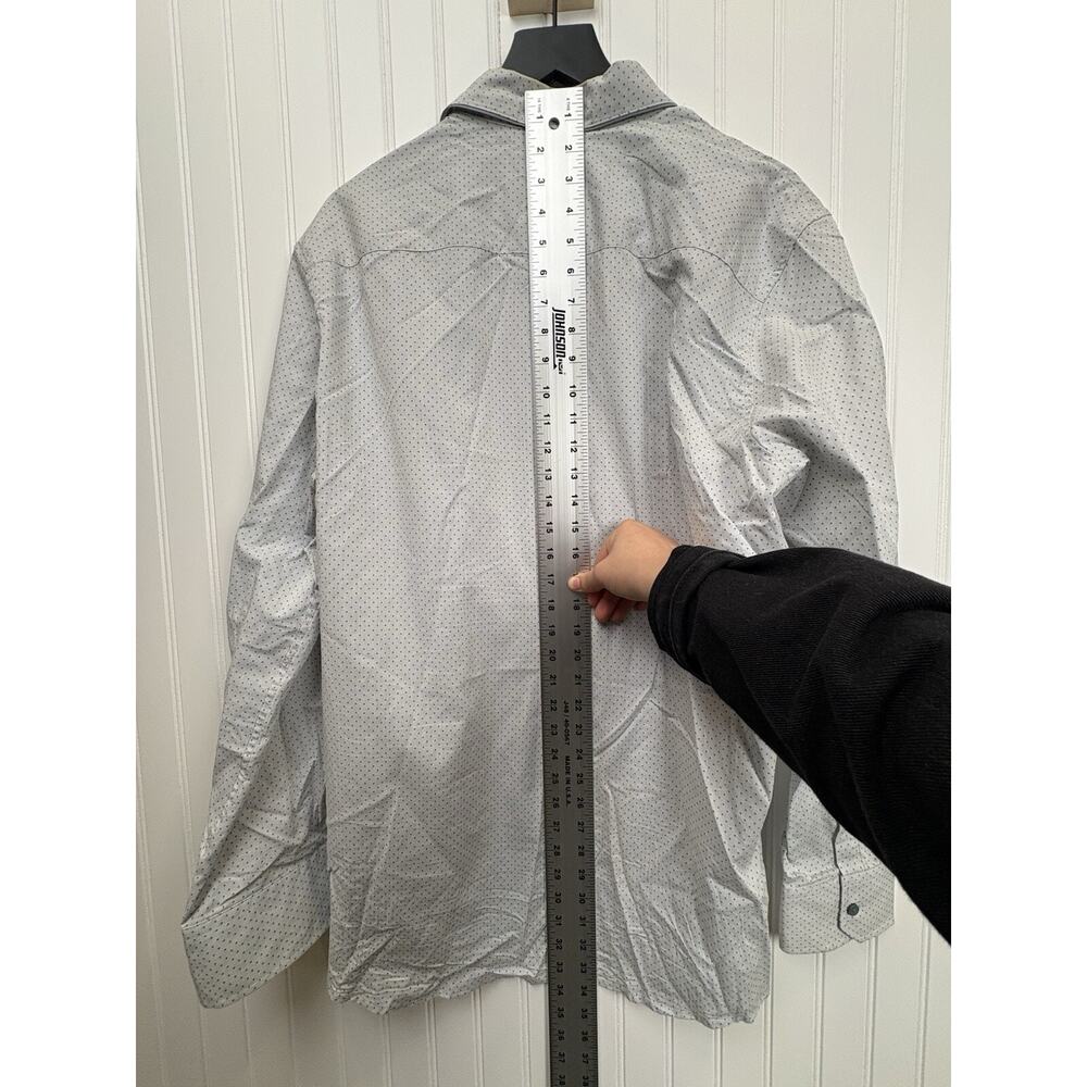 INC International Concepts Shirt Men’s Polka Dot Long Sleeve‎ Button Up XL #78 - Picture 11 of 13